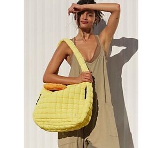 Sour Citrus Quilted Carryall Bag